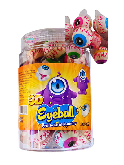 3D Eyeball Fruit Jam Gummy 30 pcs