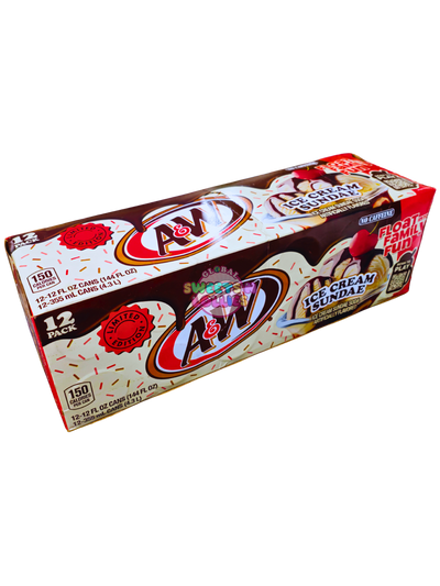 A&W Ice Cream Sundae 355mL x 12 Case