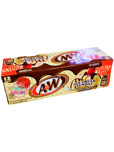A&W Ice Cream Sundae 355mL x 12 Case