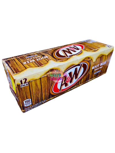A&W Root Beer 355mL x 12 Case