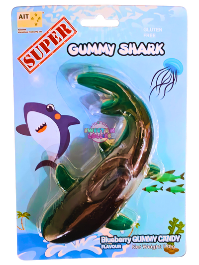 AIT Super Gummy Shark Blueberry 150g