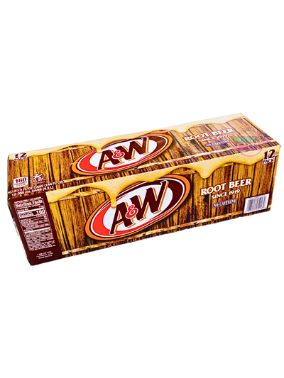 A&W Root Beer 12 Cans 355ml