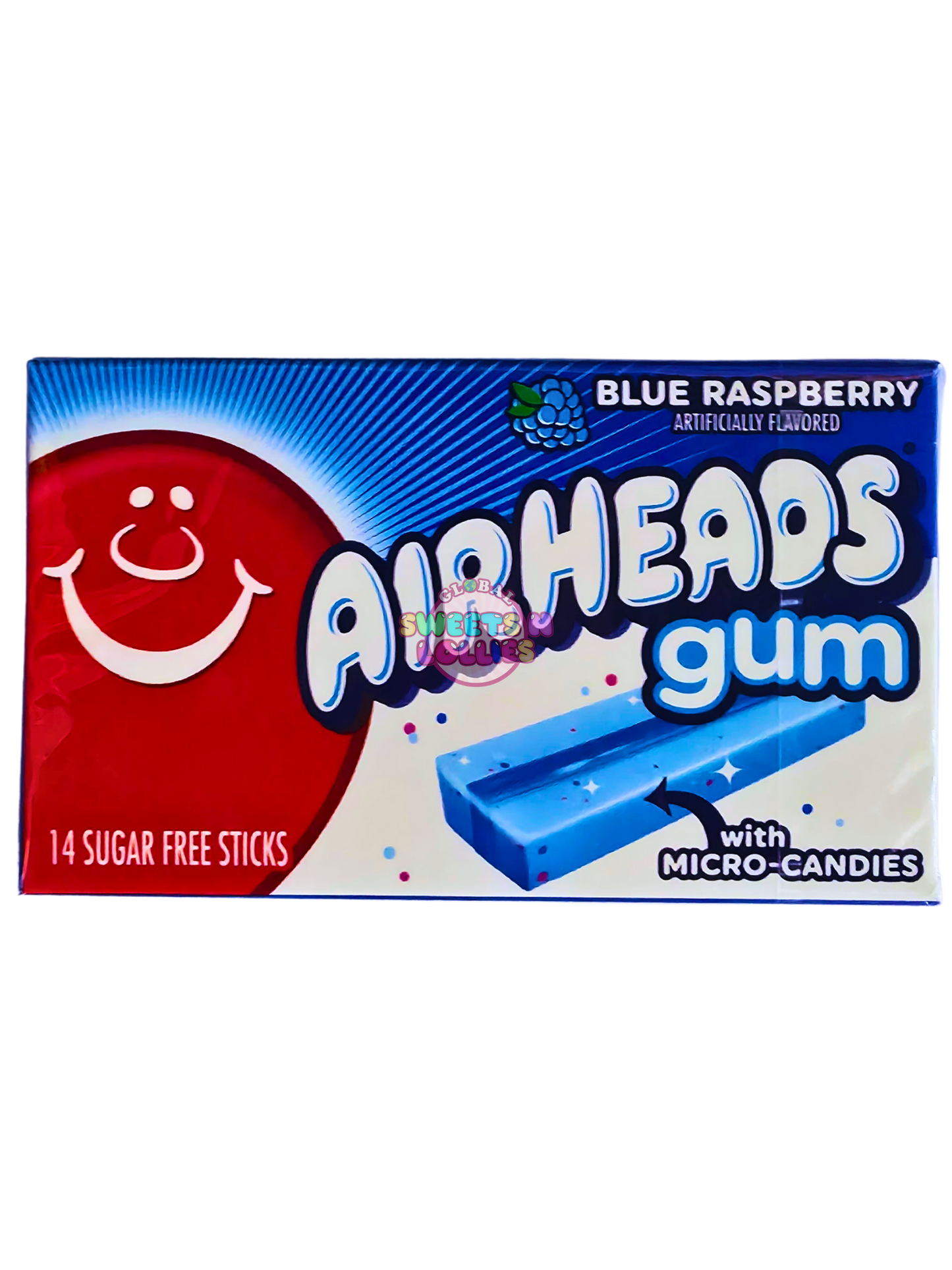 Airheads Gum Blue Raspberry 14pc
