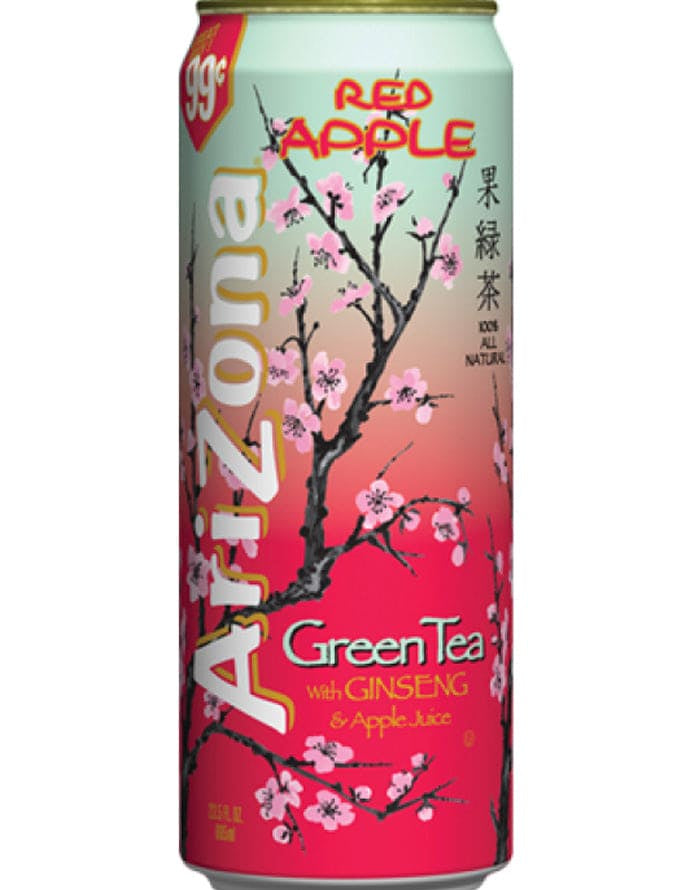Arizona Green Tea w Ginseng & Apple 650mL