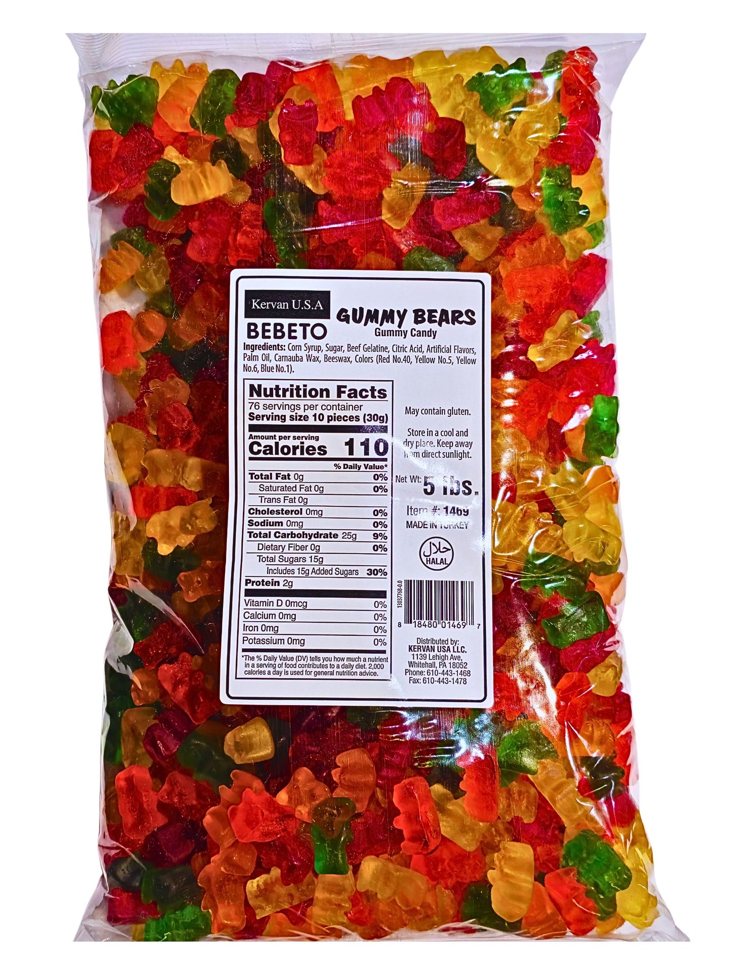 Bebeto (Kervan USA) Gummy Bears 2.26kg