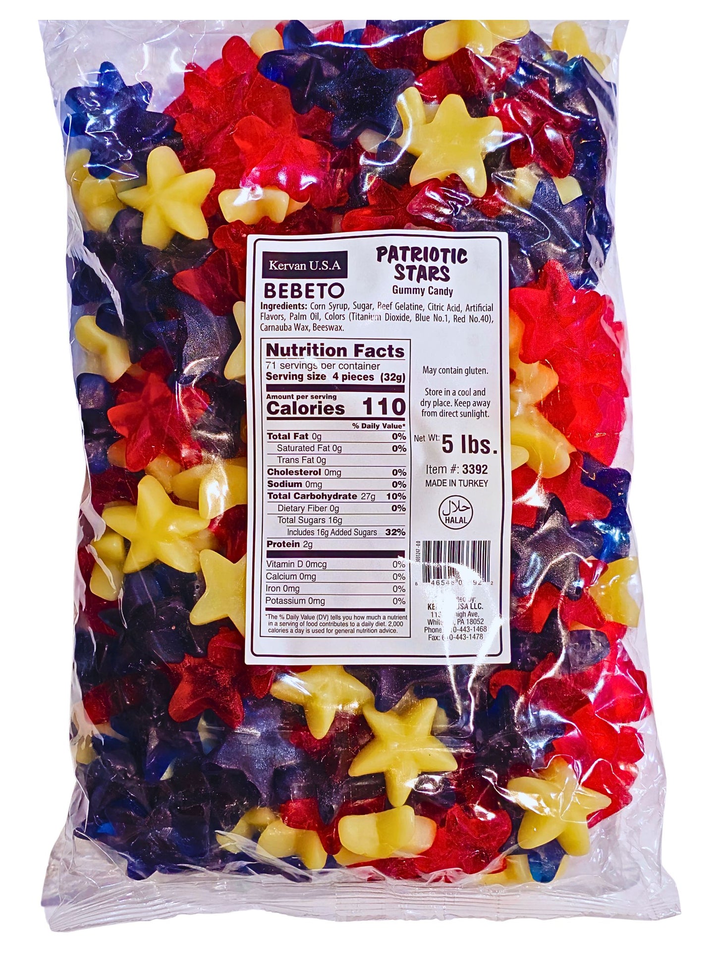 Bebeto Kervan Patriotic Stars 2.27kg