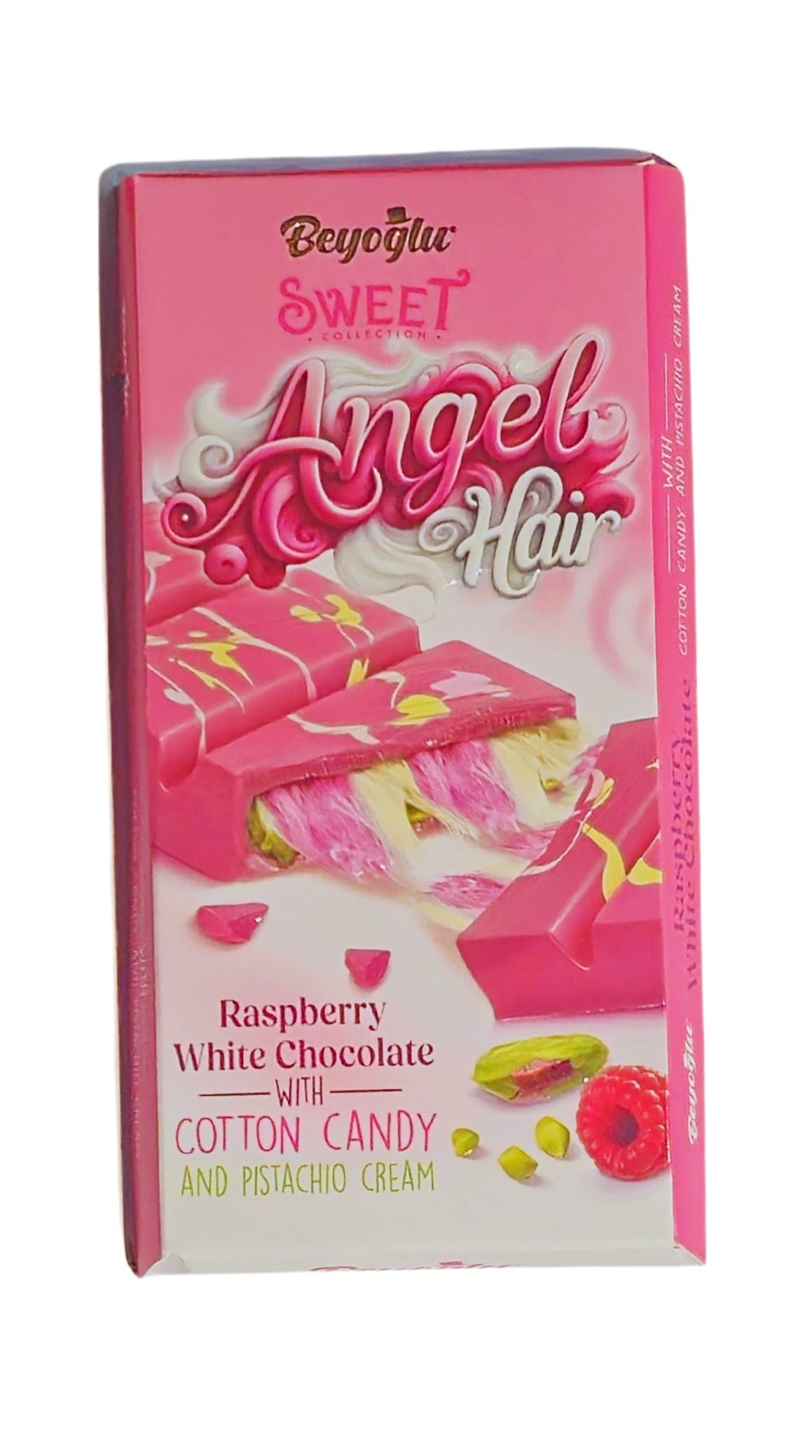 Beyoglu Angel Hair Raspberry White Chocolate 200g