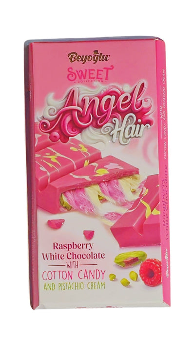 Beyoglu Angel Hair Raspberry White Chocolate 200g