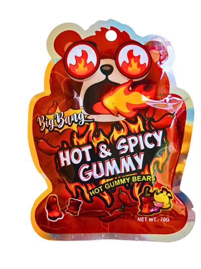 Big Bang Hot & Spicy Gummy Bears 70g