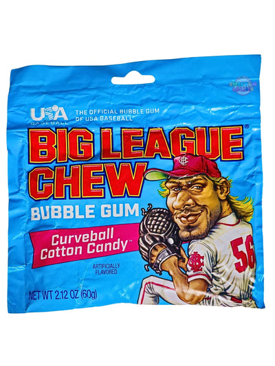 Big League Chew Cotton Candy Bubble Gum 60gm