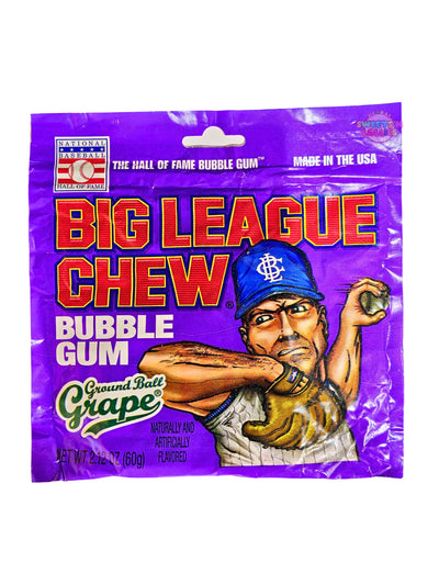 Big League Grape Bubble Gum 60g