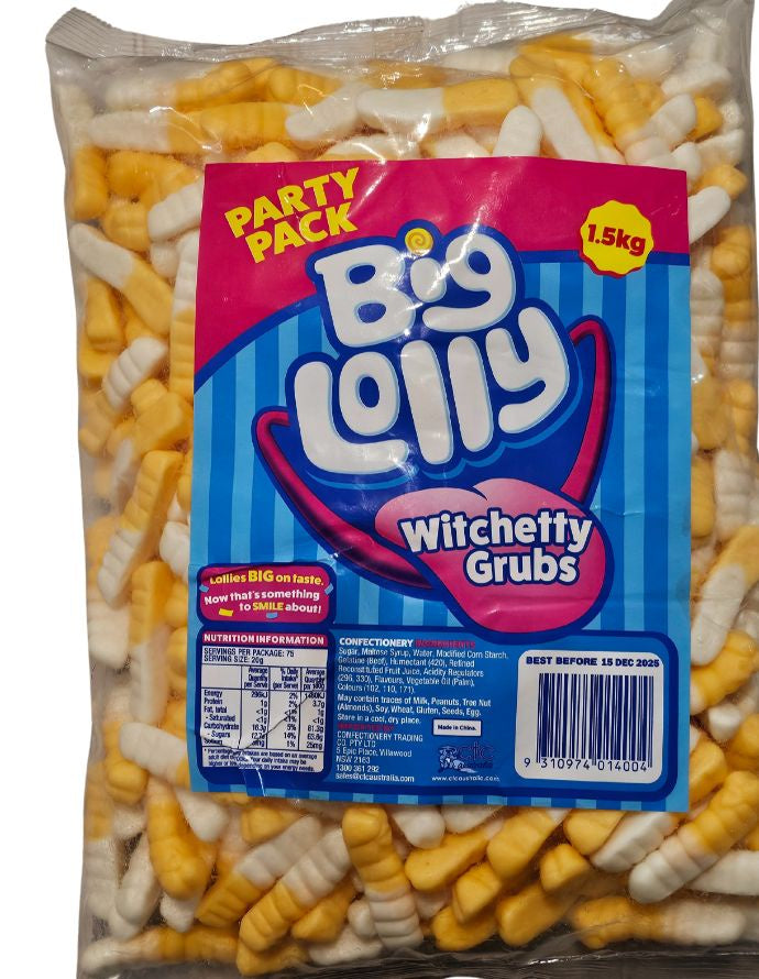 Big Lolly Witchetty Grubs 1.5 Kg