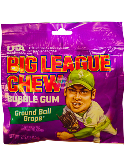 Big League Chew Ground Ball Grape 60g