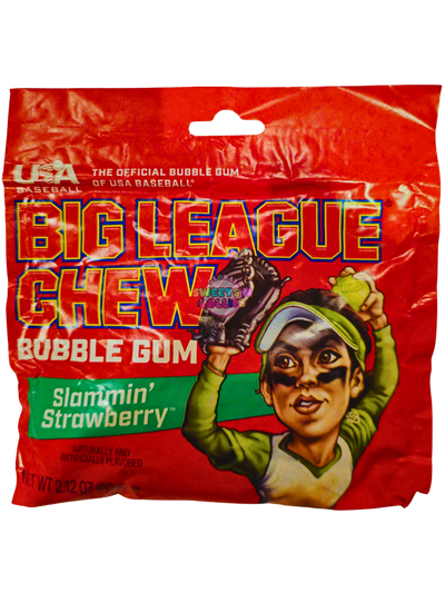 Big League Chew Slammin' Strawberry 60g