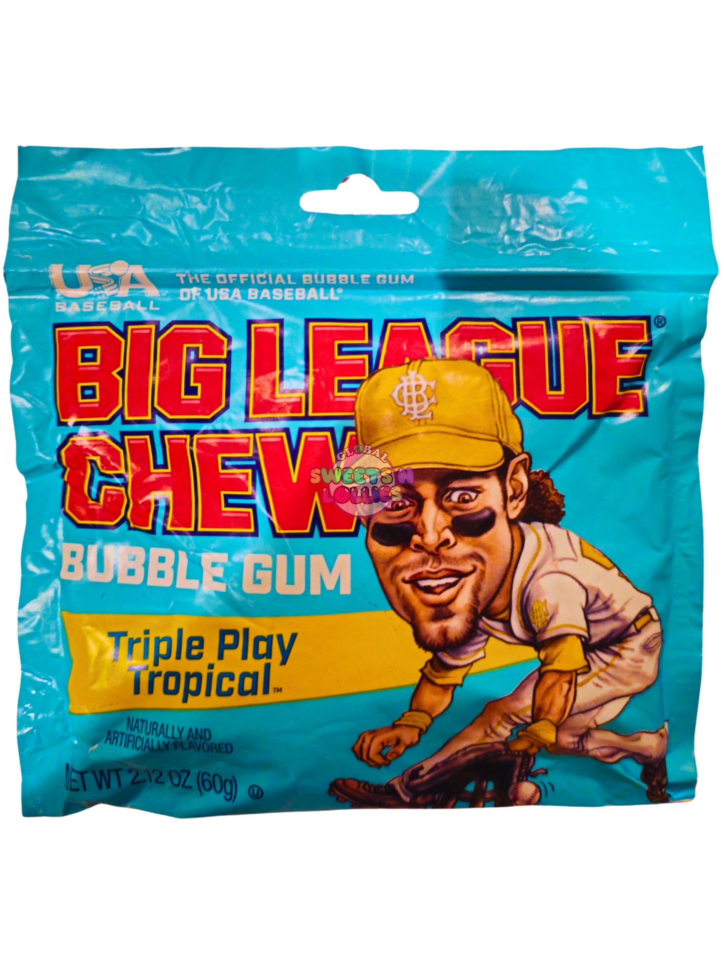 Big League Chew Triple Play Tropical 60g
