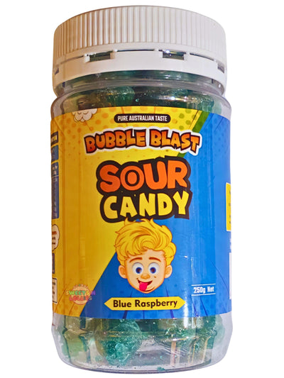 Bubble Blast Sour Candy Blue Raspberry 250g