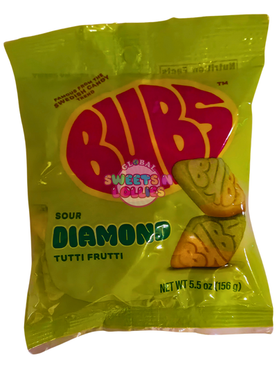 Bubs Diamond Sour Tutti Frutti 156g