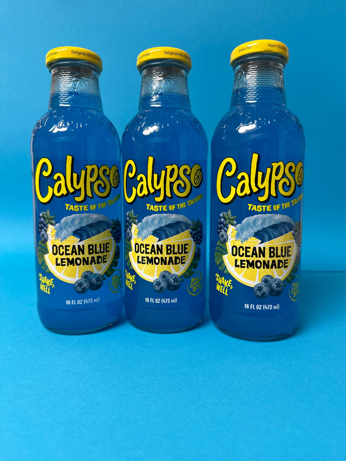 !Calypso Ocean Blue Lemonade 473mL