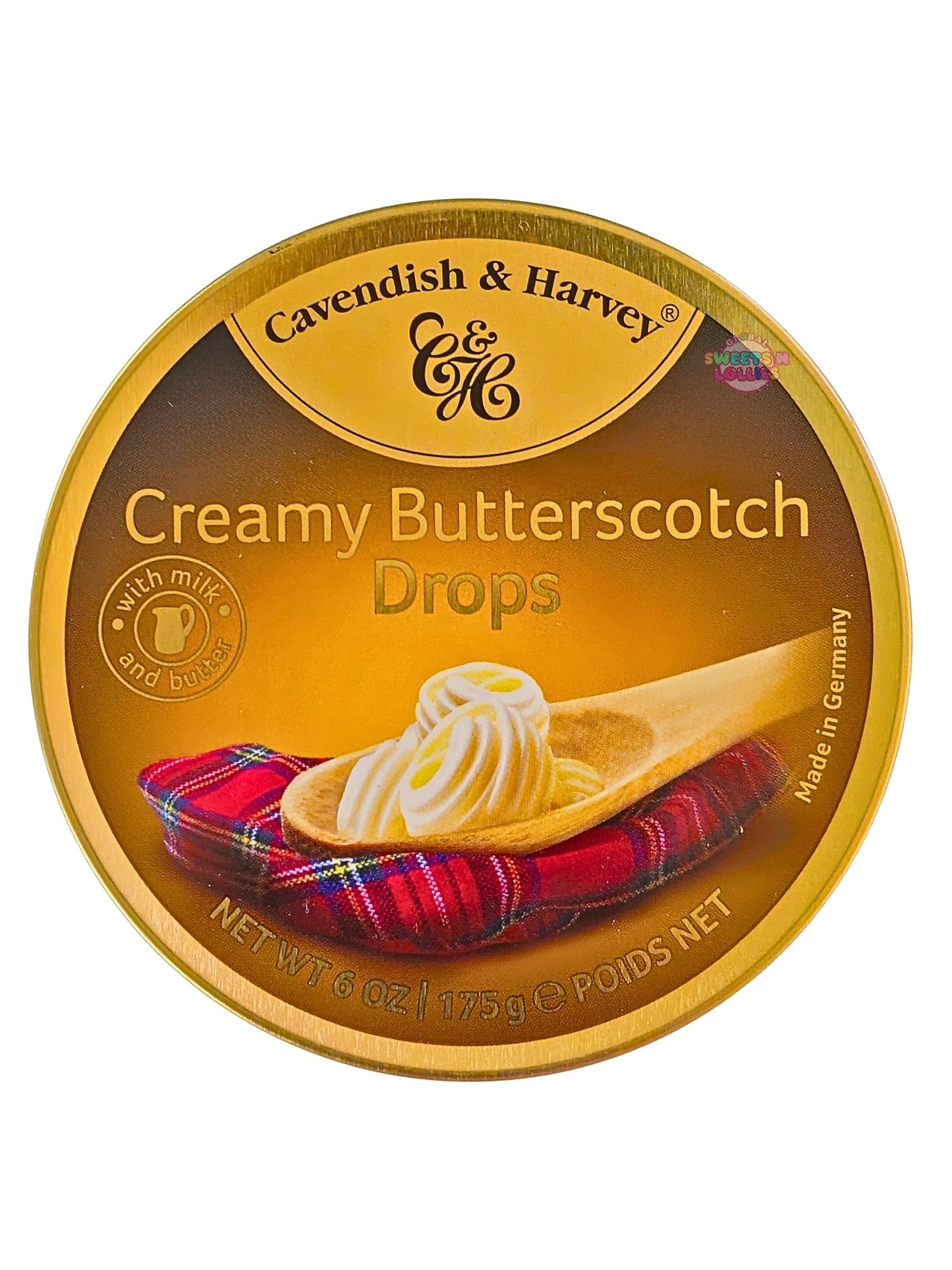 Cavendish & Harvey Creamy Butterscotch Drops 175g