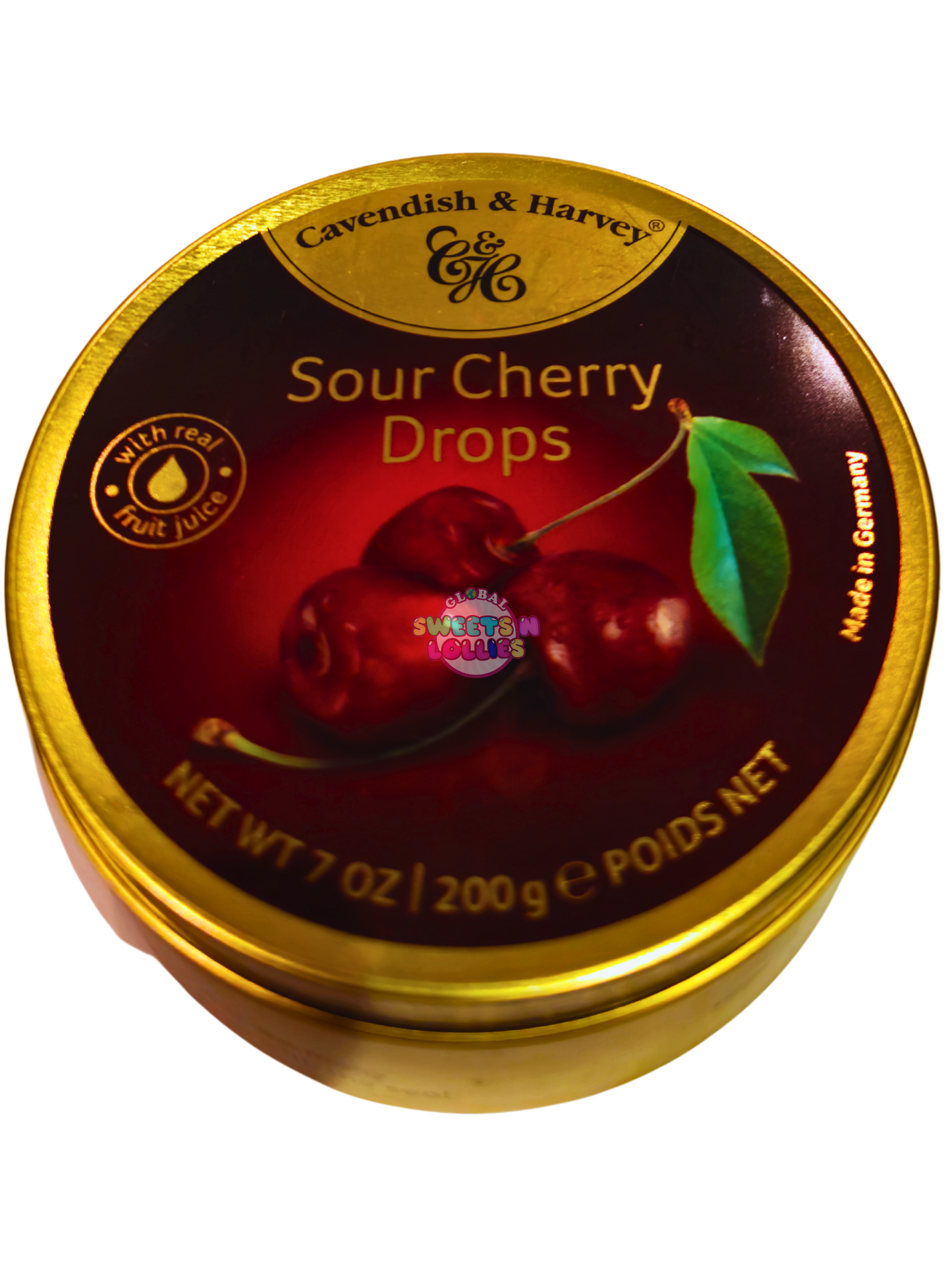 Cavendish & Harvey Sour Cherry Drops 200g