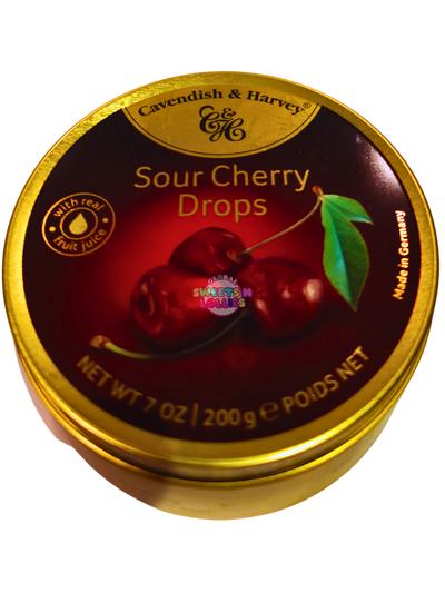 Cavendish & Harvey Sour Cherry Drops 200g