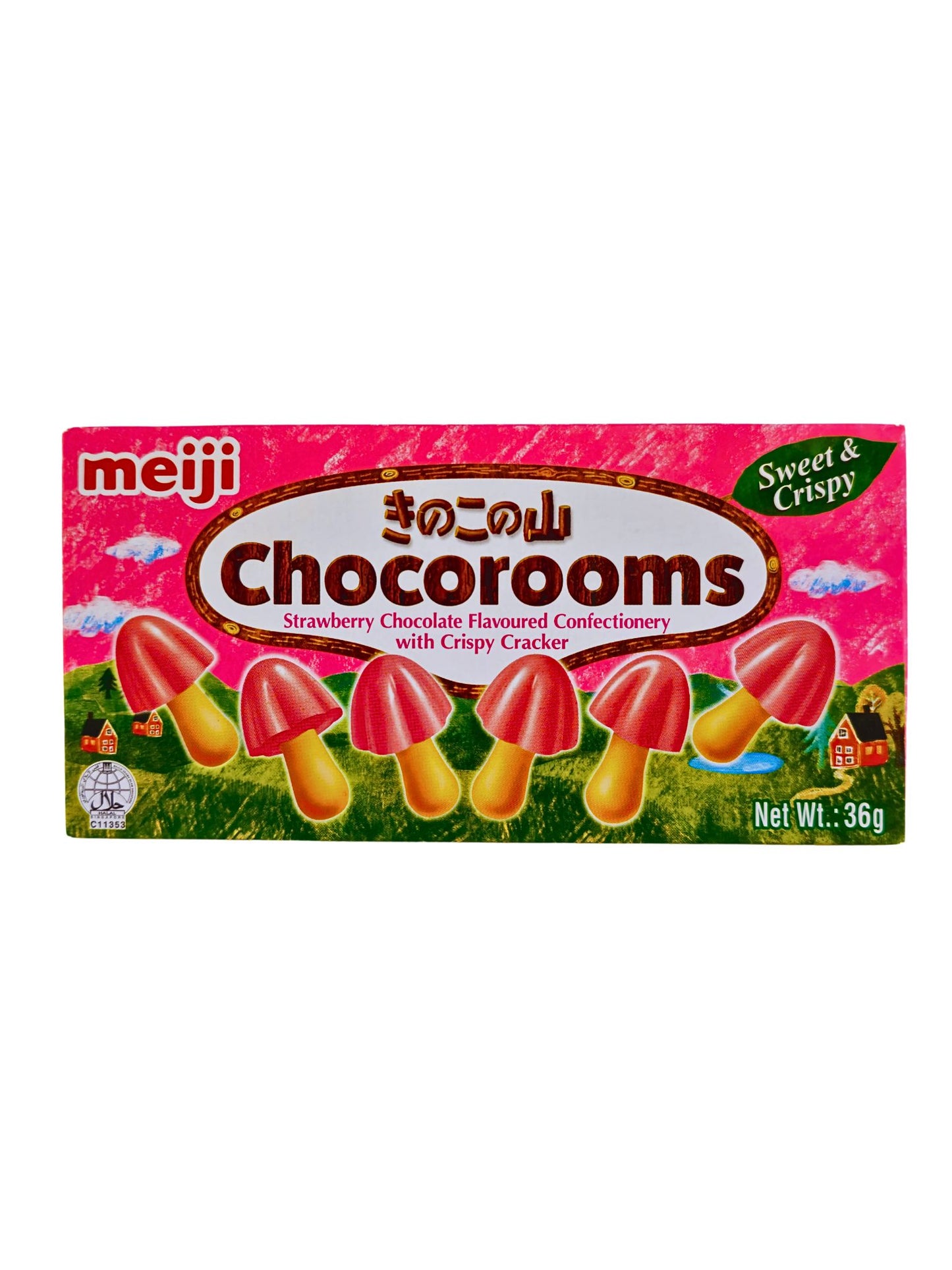 Meiji Chocorooms Strawberry 36g