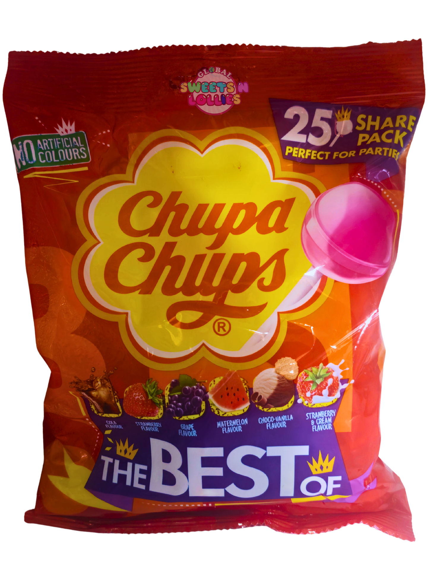 Chupa Chups Assorted 300g 25pc