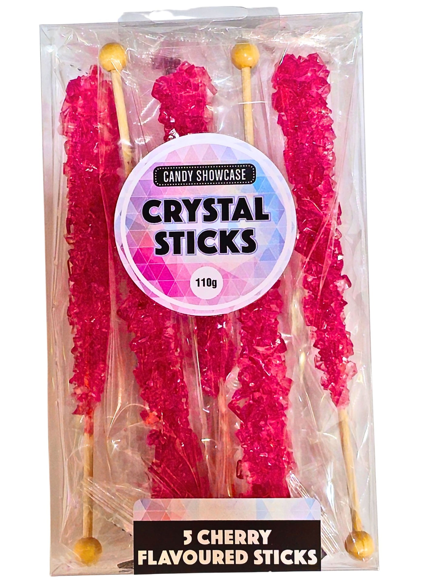 Lolliland Crystal Sticks Cherry 110g 5pk
