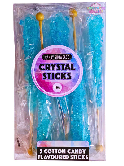Lolliland Crystal Sticks Cotton Candy 110g 5pk