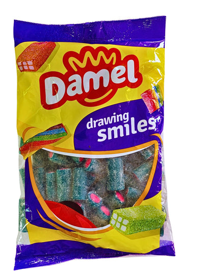 Damel Sour Blue Mini Jumbo Tubes 1kg