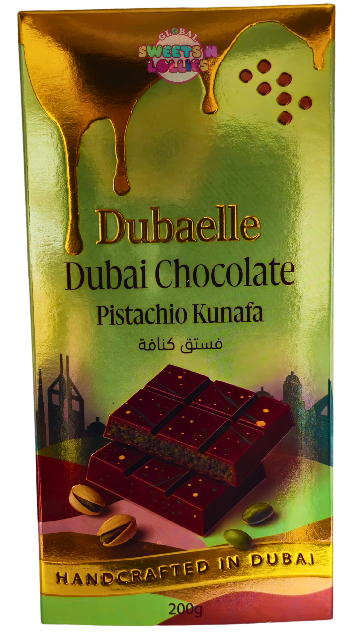 Dubaelle Dubai Chocolate Pistachio Kunafa 200g