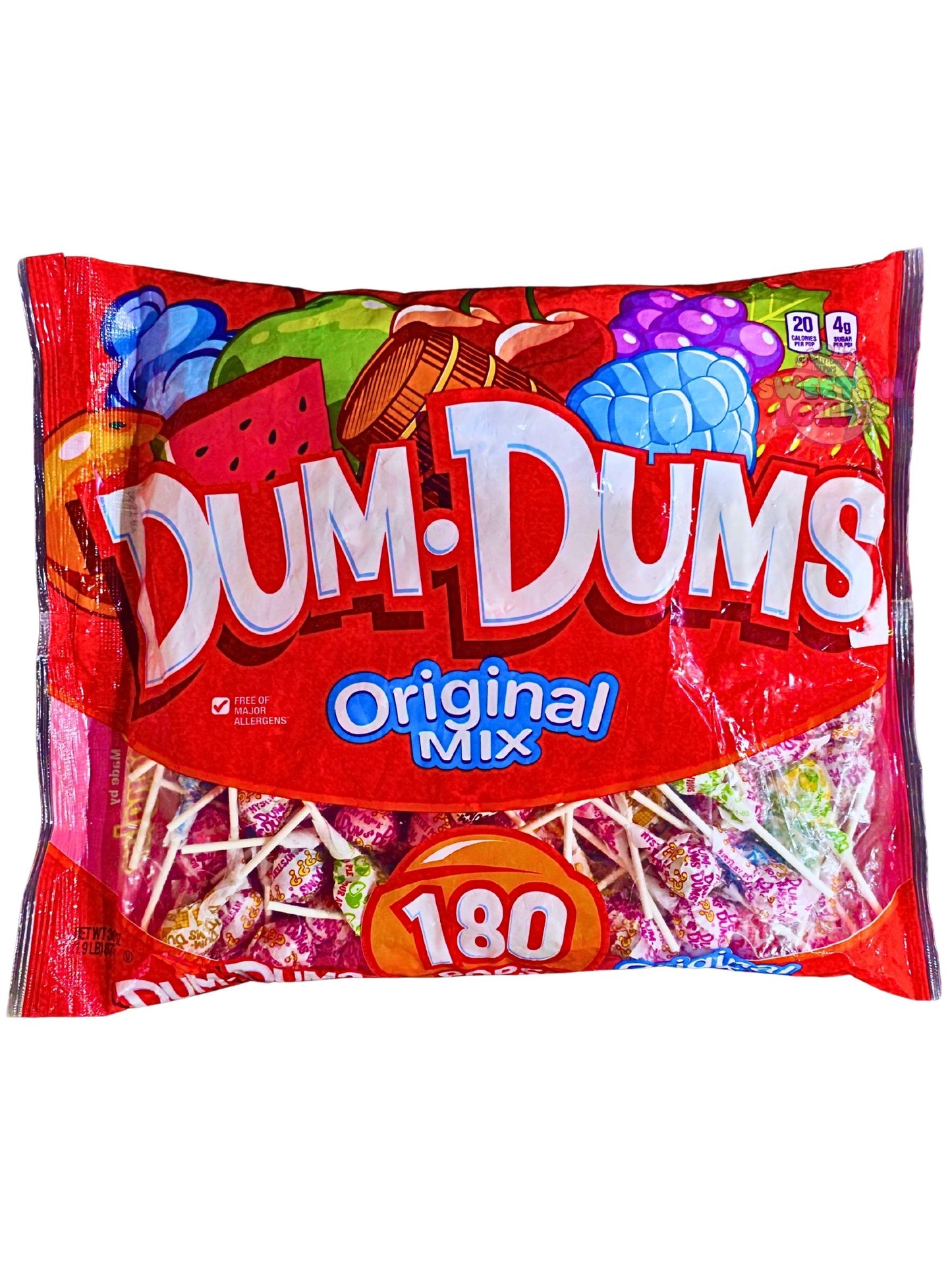 Dum Dums Original Mix 873g 180pc