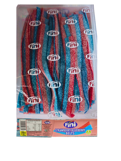 Fini Belts Strawberry Blueberry Sour 1.2kg 150pc