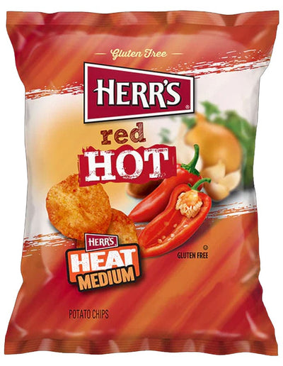 Herr's Red Hot Chips 28gm
