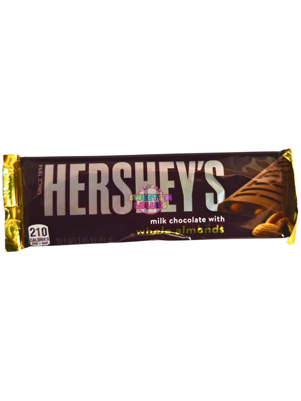 Hershey's Milk Chocolate & Almonds Bar | 41g