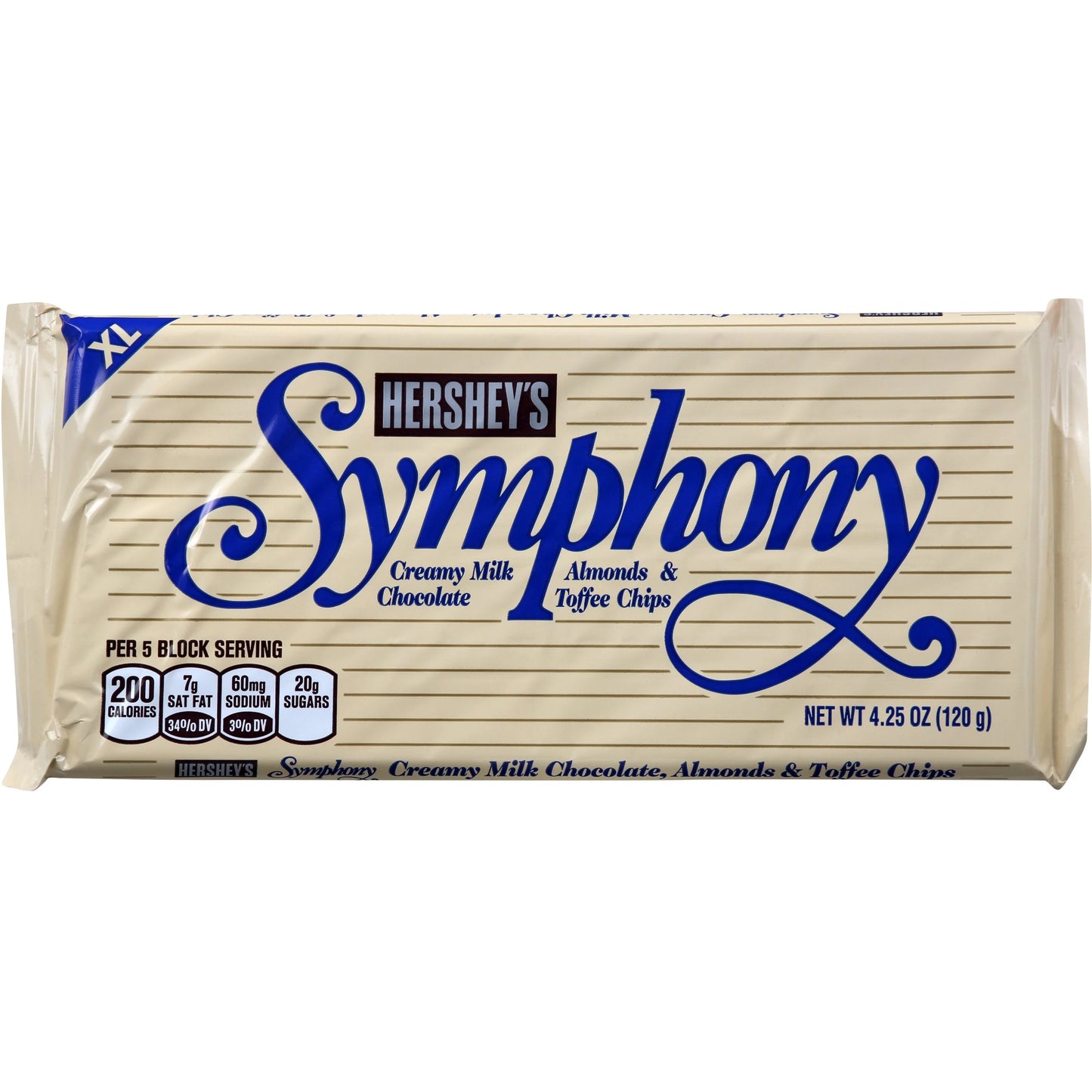 Hershey's Symphony Extra Creamy Milk Chocolate 120g 16pc