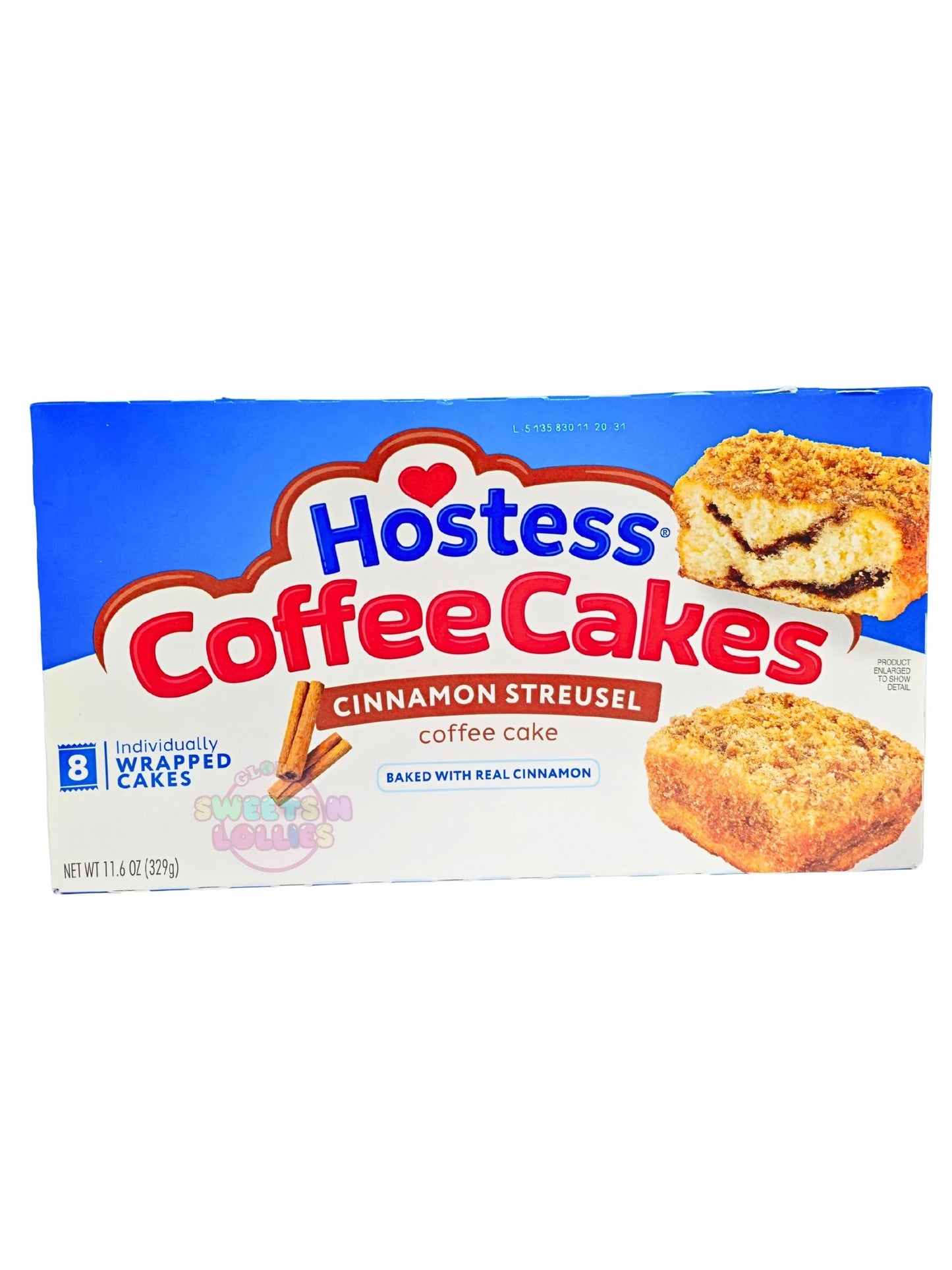Hostess Cinnamon Streusel Coffee Cakes 329gm