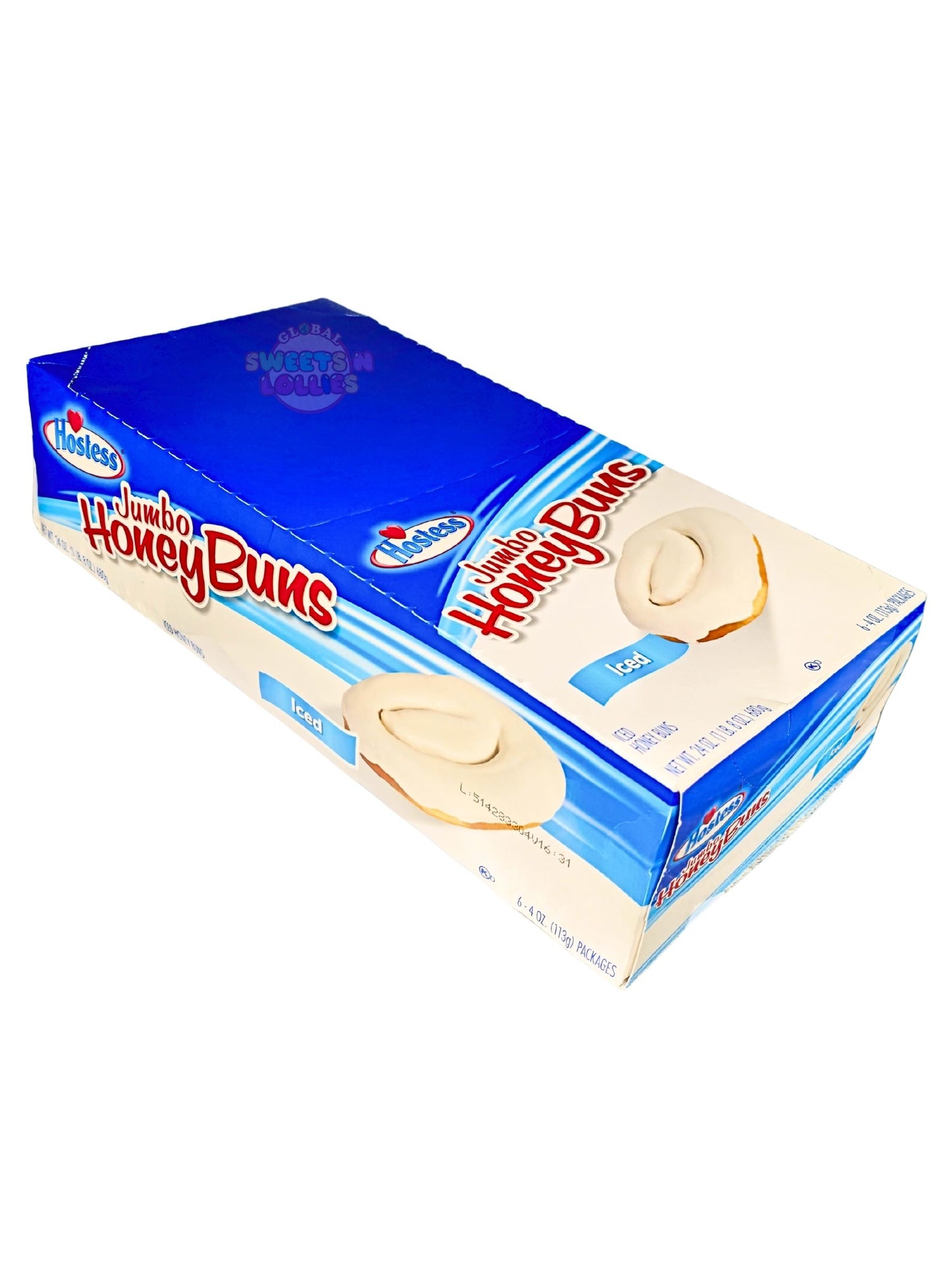 Hostess Jumbo Iced Honey Buns 6 pk 680g