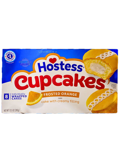 Hostess Frosted Orange Cupcakes 8 PCS 383g