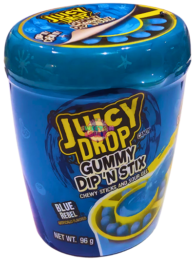 Juicy Drop Gummy Dip 'N' Stix 96g