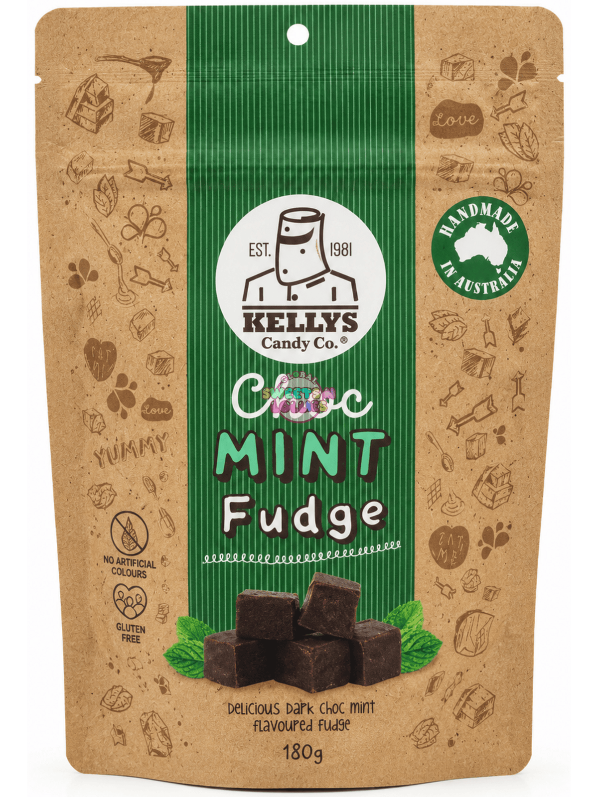 Kellys Choc Mint Fudge | 180g
