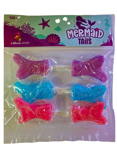 Lolliland Mermaid Tail Lollipops 120g 6pcs