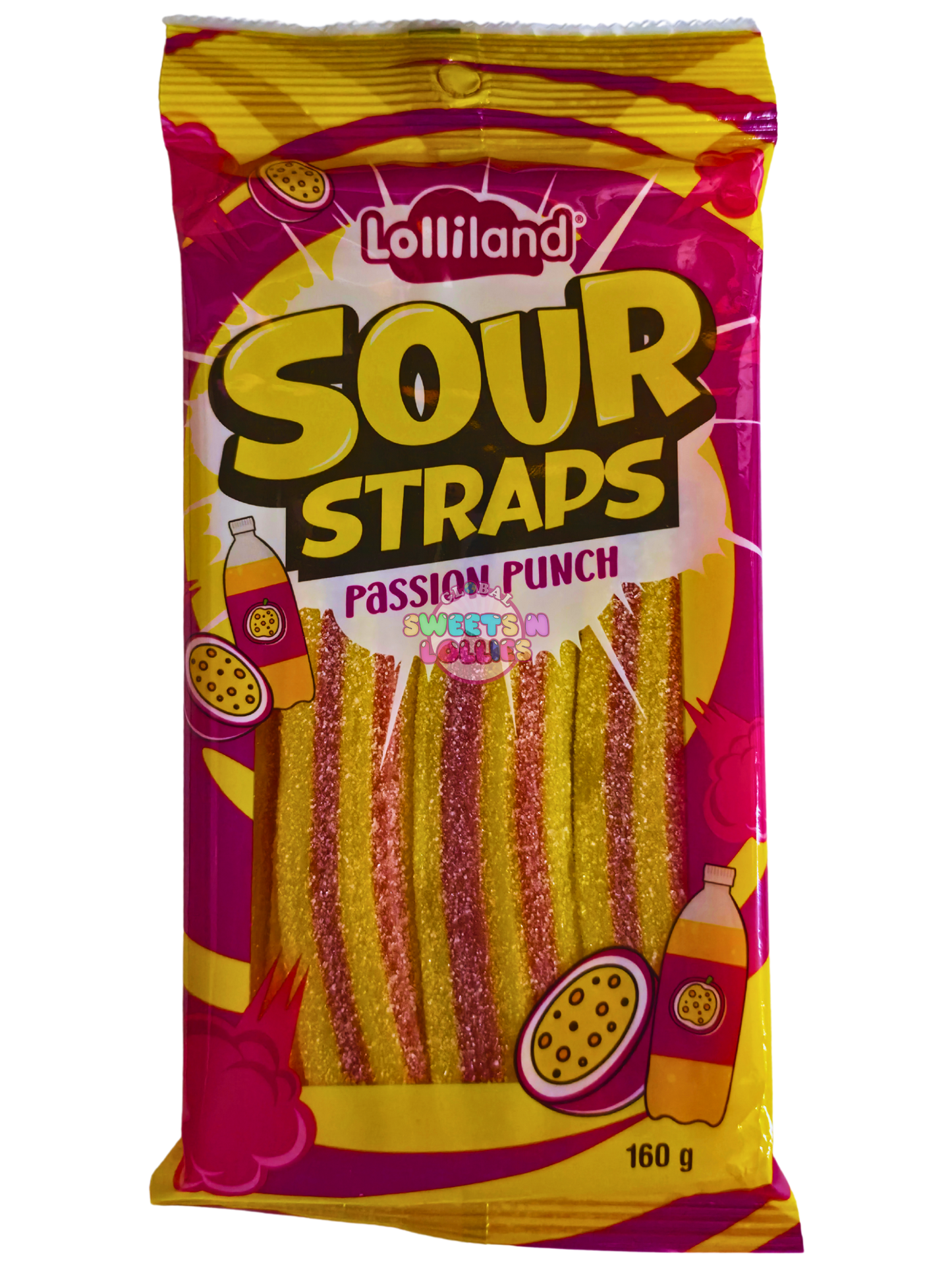 Lolliland Sour Straps Passion Punch 160g