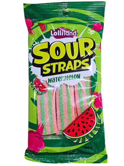 Lolliland Sour Straps Watermelon 160g