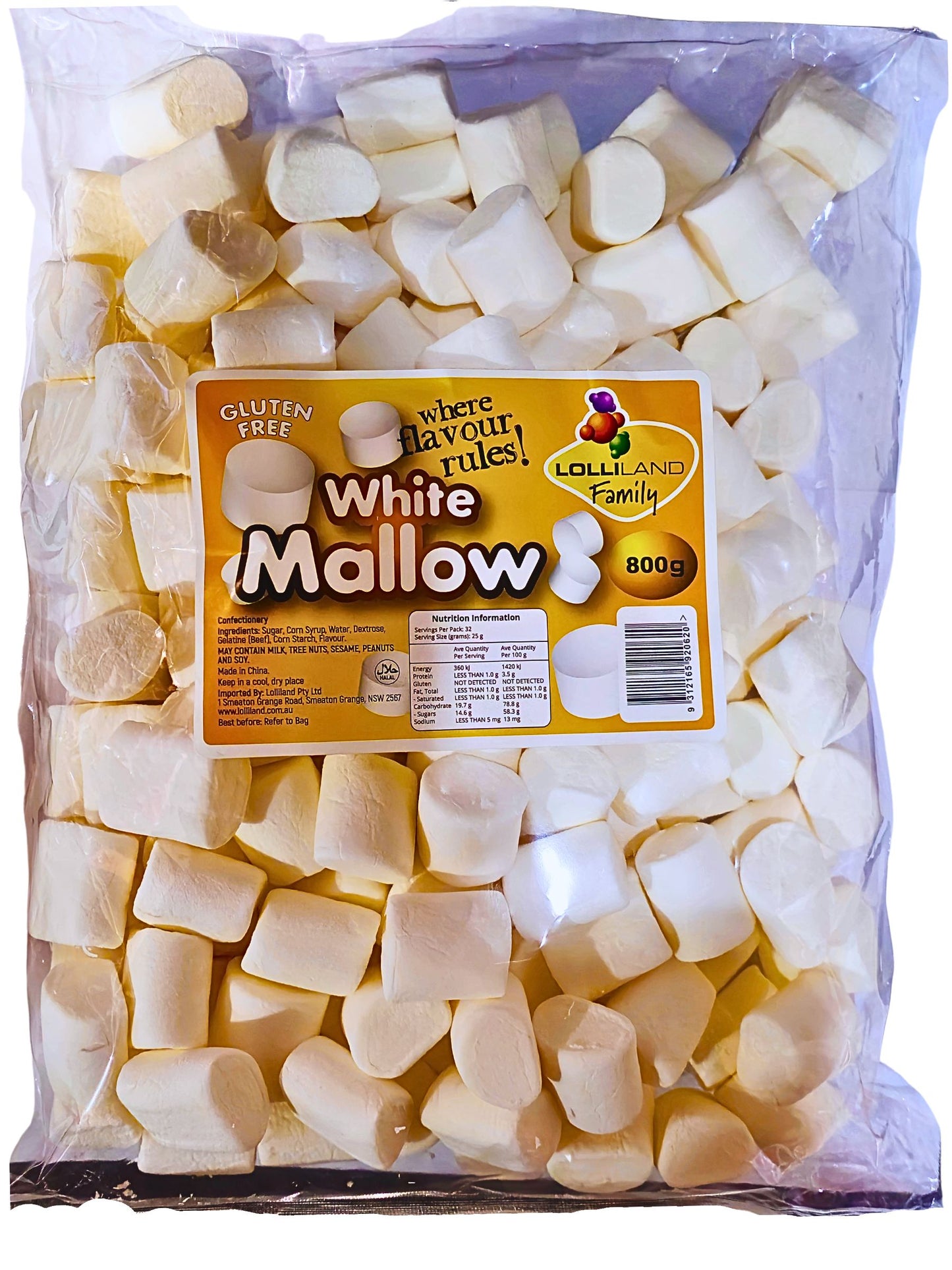 Lolliland Marshmallow White 800g