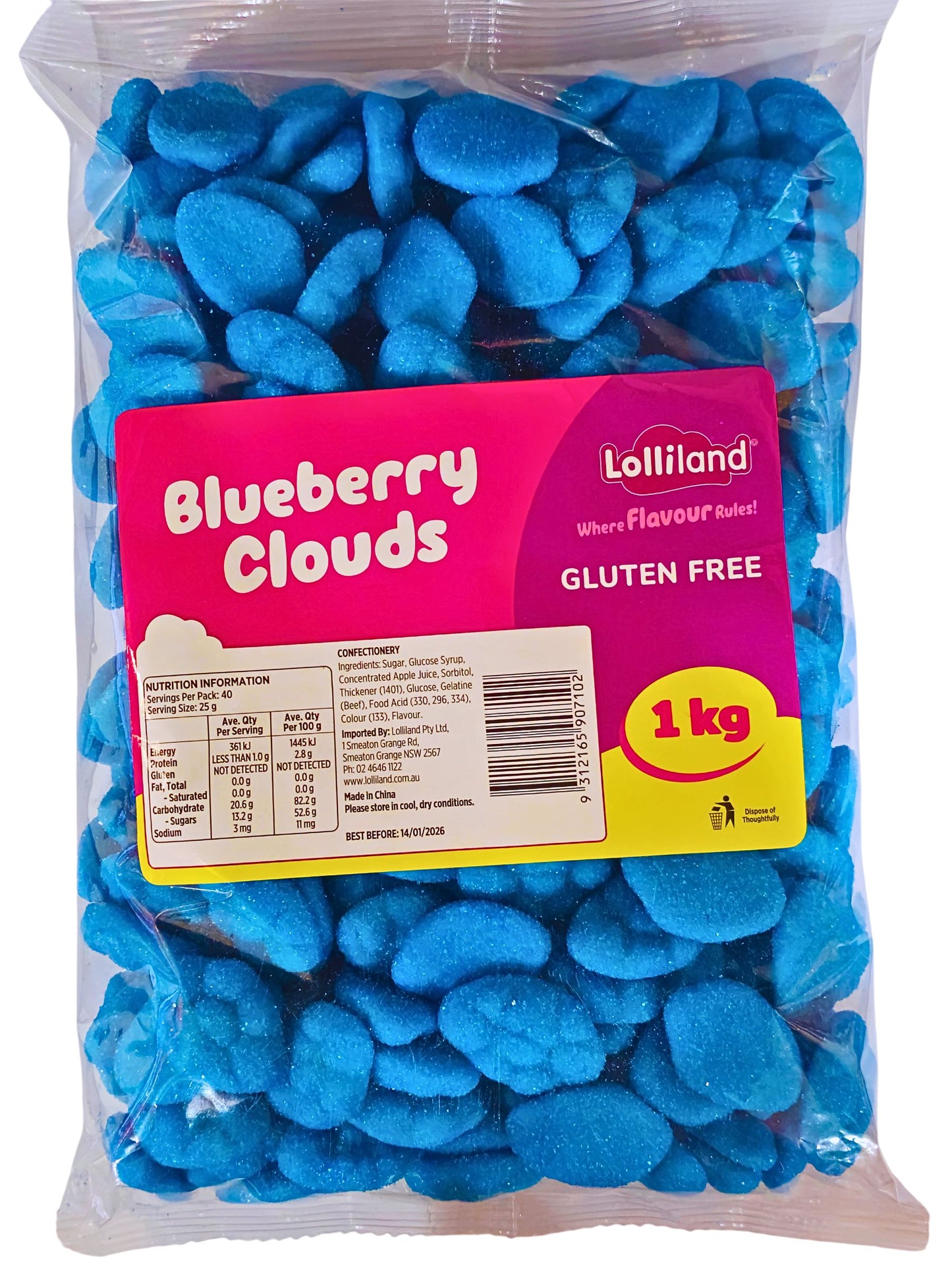 Lolliland Blueberry Clouds 1kg