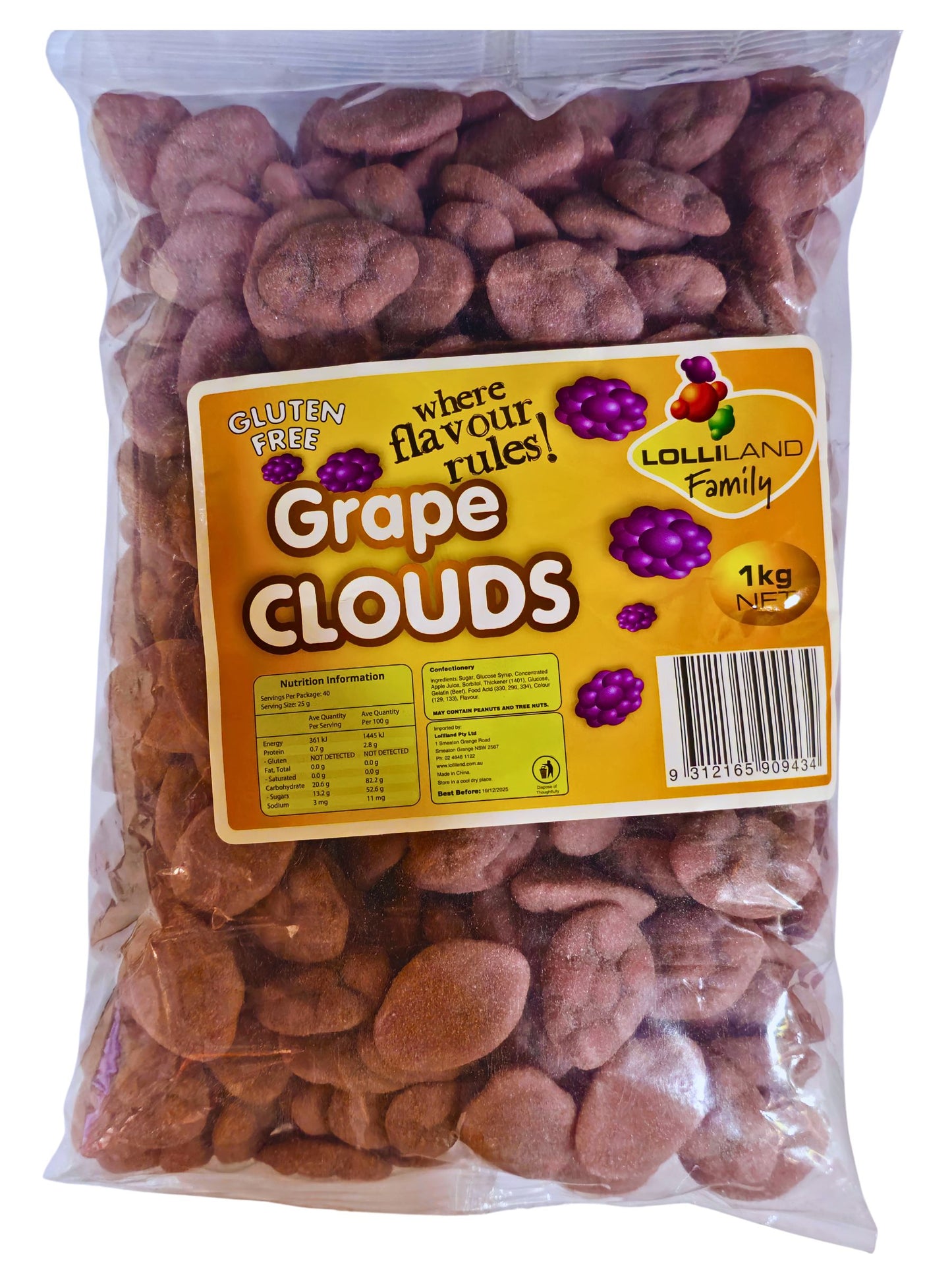 Lolliland Grape Clouds 1kg