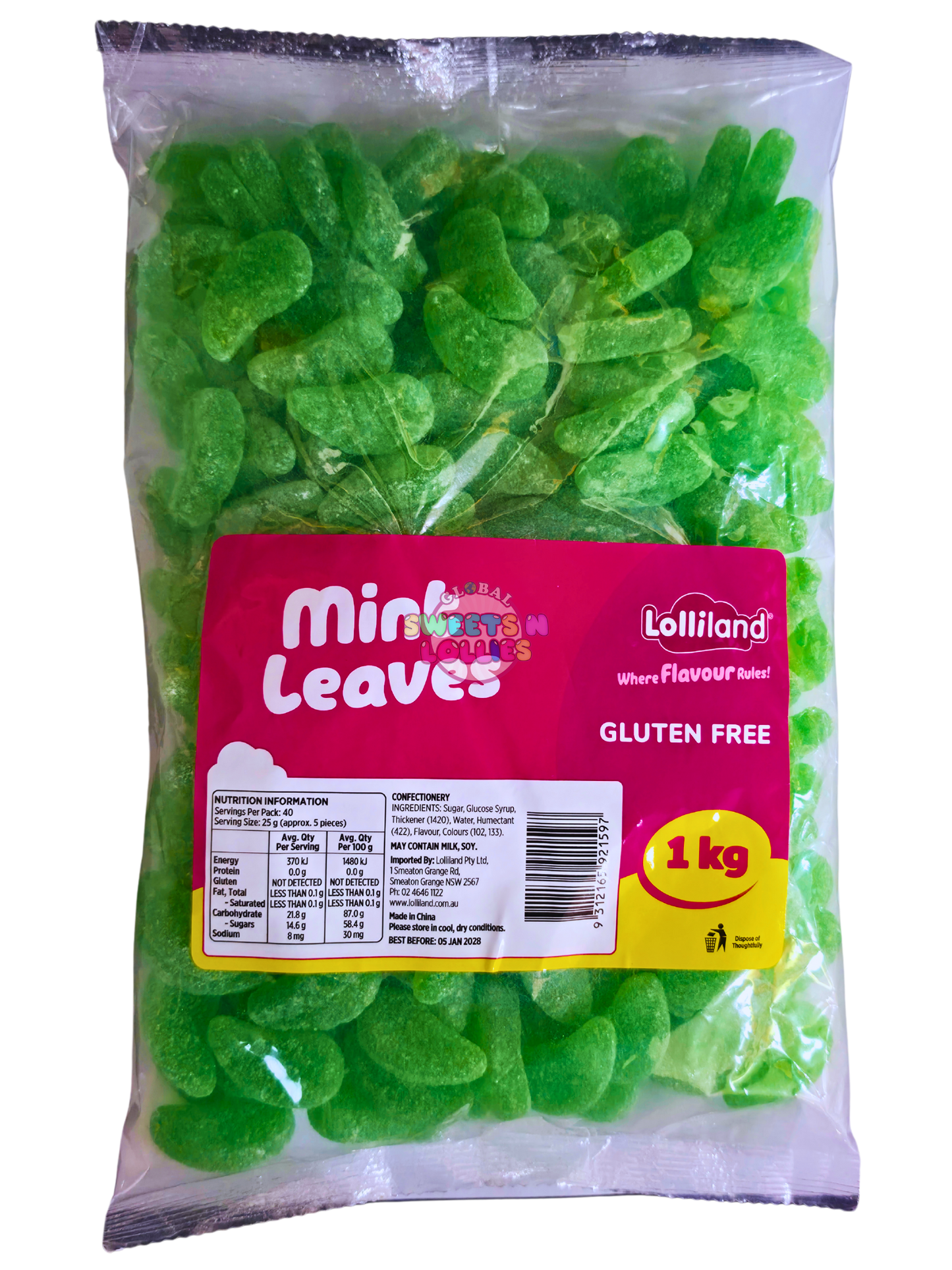 Lolliland Mint Leaves 1kg