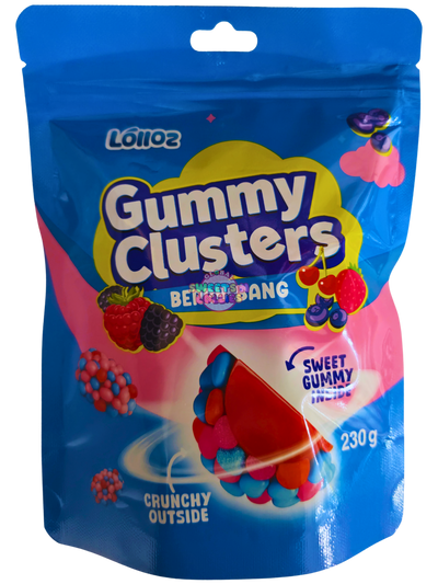 Lolloz Gummy Clusters Berry Bang | 230g