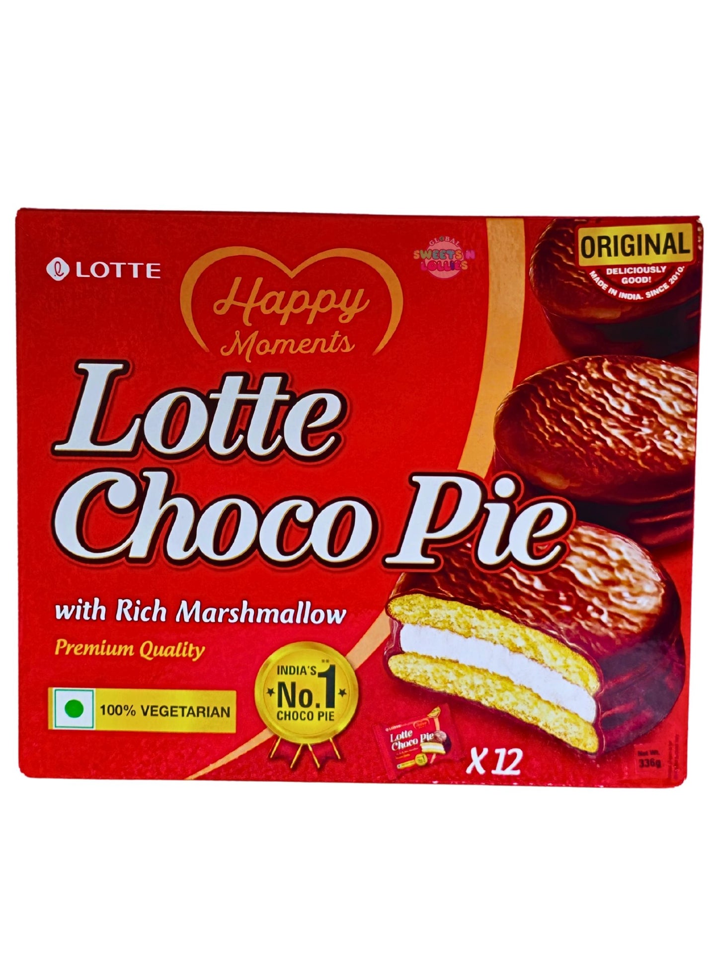 Lotte Choco Pie with Marshmallow 336g 12 pcs